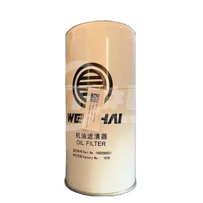 شراء مرشحات الزيت 1002280521 للشاحنة Sinotruk Howo WEICHAI أجزاء المحرك التصنيع عبر الإنترنت